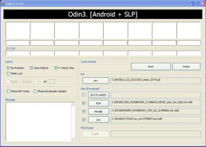 Firmware flashen i9100 odin